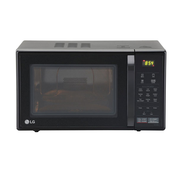 LG 21 L Convection Microwave Oven (MC2146BG, Glossy Black) -0
