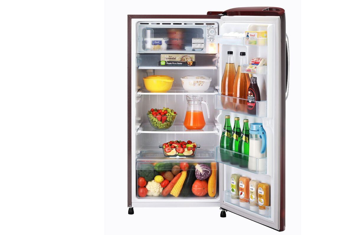 LG 215 L 4 Star Inverter Direct-Cool Single Door Refrigerator (GL-B221ASCY, Scarlet Charm, Moist 'N' Fresh) -10525