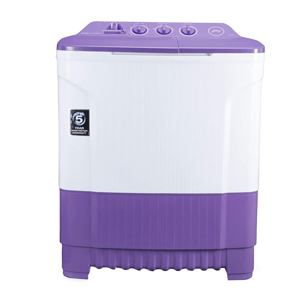 Godrej 7.5 Kg Semi-Automatic Top Loading Washing Machine (WSEDGECLS7.5PN2MROPL, Royal Purple) -0