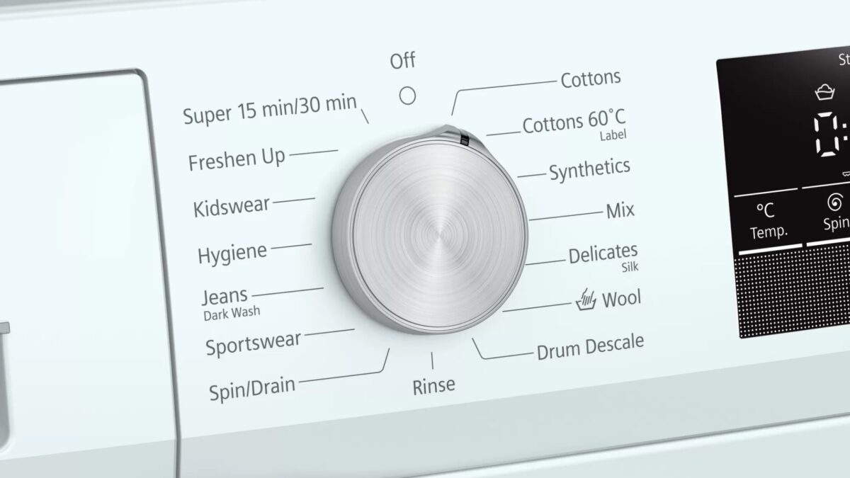 Siemens 8 kg Full Automatic Front Load Washing Machine (WM12J26WIN, White)-10856