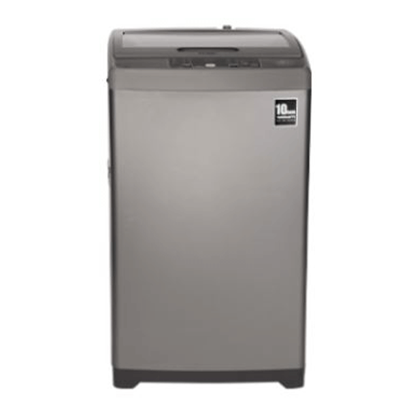 Haier 6.5 kg Full Automatic Top Load Washing Machine (HWM65-707TNZP, Silver Grey)-0