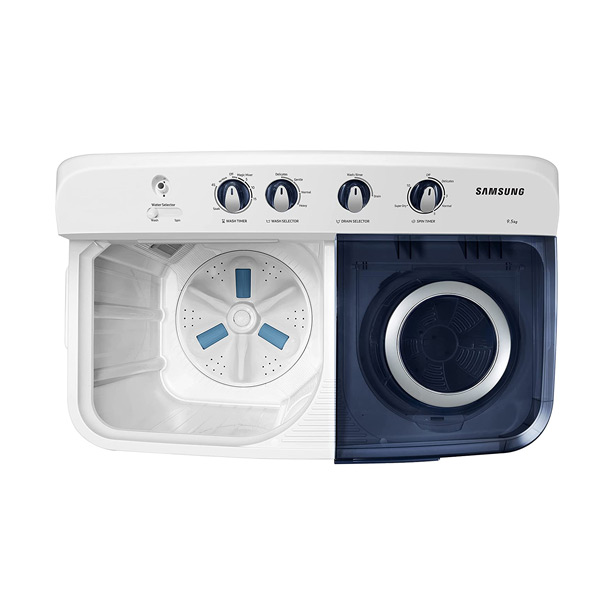Samsung 9.5kg Semi Automatic Top Load Washing Machine (WT95A4200LL, Blue)-9755