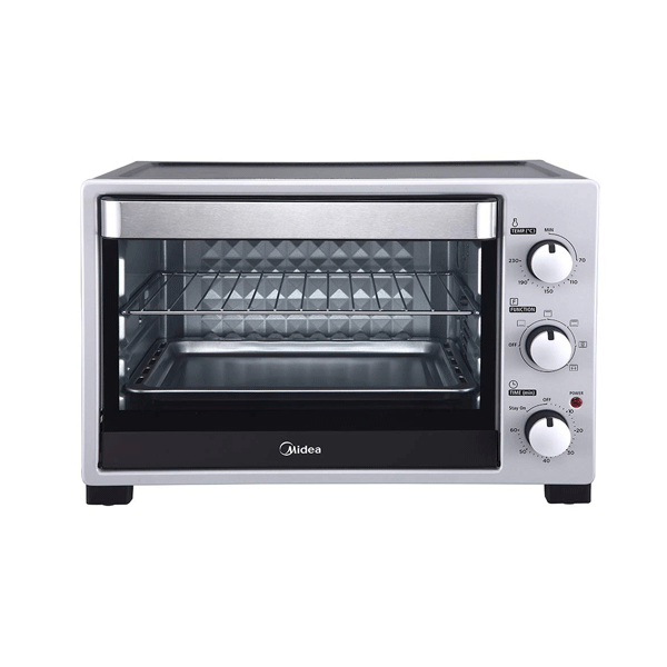 Midea 35 L Oven Toaster Grill (MEO-35SZ21,Silver)-0