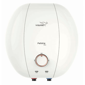 Water Heater 10L VGuard Pebble Max White-0