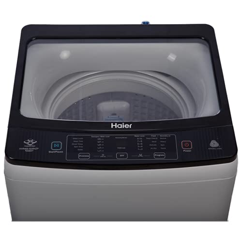 Haier 7 kg Full Automatic Top Load Washing Machine (HWM70-826DNZP, Moonlight Grey)-12691