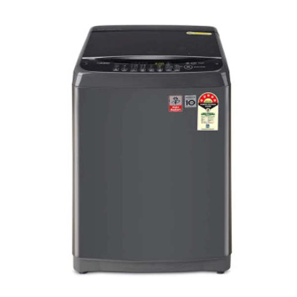 LG 10 kg 5 Star Full Automatic Top Load Washing Machine (Smart Diagnosis, T10SJMB1Z, Middle Black)-0