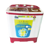 Kelvinator 6.5 Kg Semi Automatic Washing Machine (KWSB650CR,Cherry Red)
