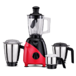 Preethi Peppy Plus 750W 4 Jar (Red-Black)