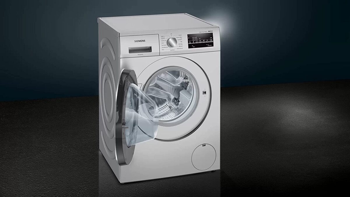 Siemens 8 kg Fully-Automatic Front Loading Washing Machine (WM14J46SIN, Silver)-13604