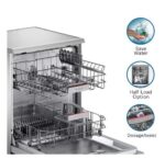 Bosch 13 Place Settings Dishwasher (SMS66GI01I, Silver Inox)-13892