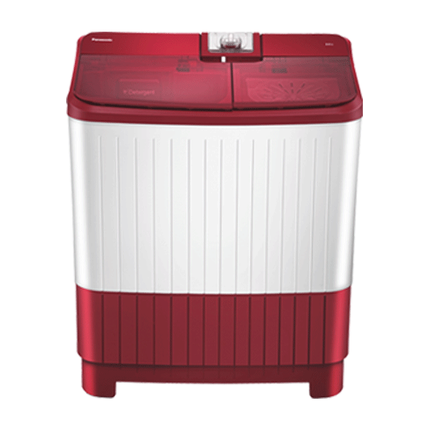 Panasonic 8.5 Kg 5 Star Semi Automatic Washing Machine (NAW85B5RRB,Red)-0