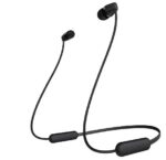 Sony WI-C200 Wireless Headphones with 15 Hrs Battery Life,Quick Charge,Magnetic Earbuds for Tangle Free Carrying,In-Ear Bluetooth Headset with mic for phone calls (Black)-0