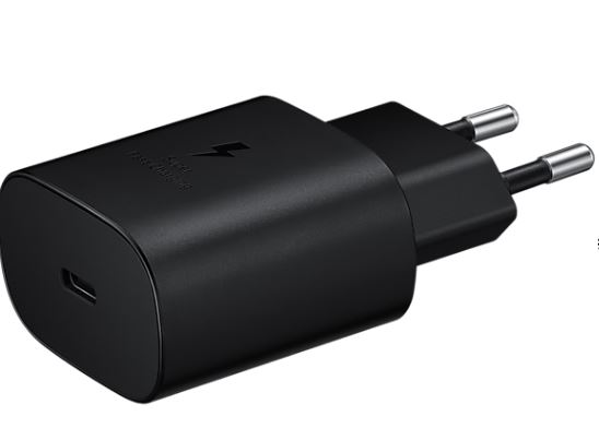 Samsung Charger 25W C-Type with Detachable Cable (EP-TA800NBEGIN) Black,Cable Included-0