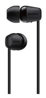 Sony WI-C200 Wireless Headphones with 15 Hrs Battery Life,Quick Charge,Magnetic Earbuds for Tangle Free Carrying,In-Ear Bluetooth Headset with mic for phone calls (Black)-14102