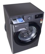LG 8 Kg 5 Star Full Automatic Front Load Washing Machine (FHV1408Z2M,Mibble Black)-14051