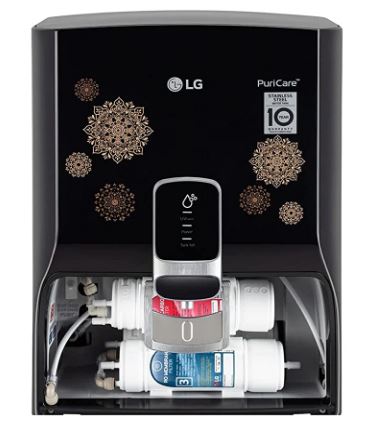 LG Water Purifier 8 litres RO+UV with Digital Sterilizing care and In Tank UV LED (WW155NPB)-14181