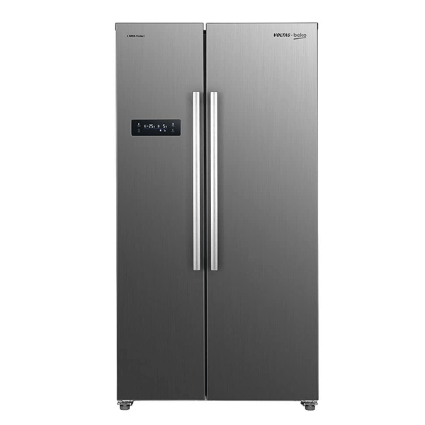 Voltas Beko 472 L Inverter Frost Free Side by Side Refrigerator (RSB495XPE,Inox)-0