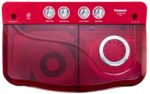 Panasonic 8.0 Kg Semi Automatic Washing Machine (NAW80L1RRB,Red )-14809