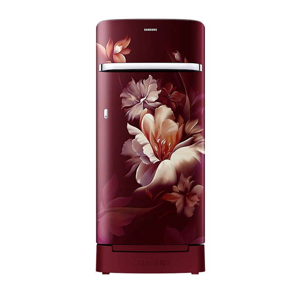 Samsung 189 L 5 Star Direct Cool Refrigerator (RR21C2H25RZ,Midnight Blossom Red)