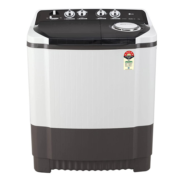 LG 7.5 Kg 5 Star Semi Automatic Washing Machine ( P7510RGAZ,Grey)-0