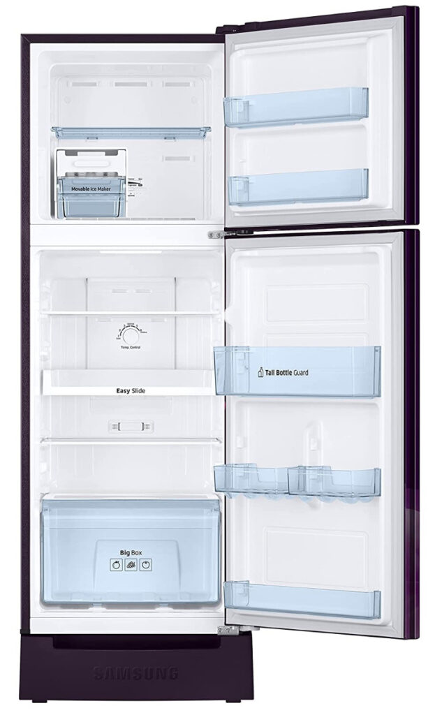 Samsung 253 L 2 Star Frost Free Double Door Refrigerator (RT28B3122CR, Camellia Purple) -15104