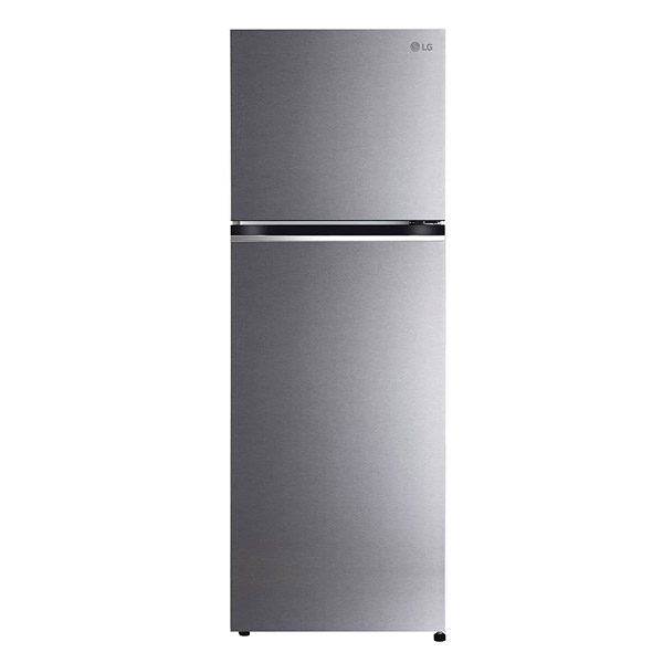 LG 322 L 2 Star Smart Inverter Frost Free Double Door Refrigerator (GLN342SDSY, Dazzle Steel)-0