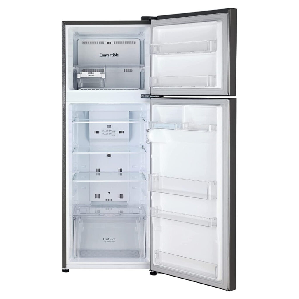 LG 308 L 2 Star Frost Free Double Door Refrigerator (GLS322SPZYSS,Shiny Steel )-15144