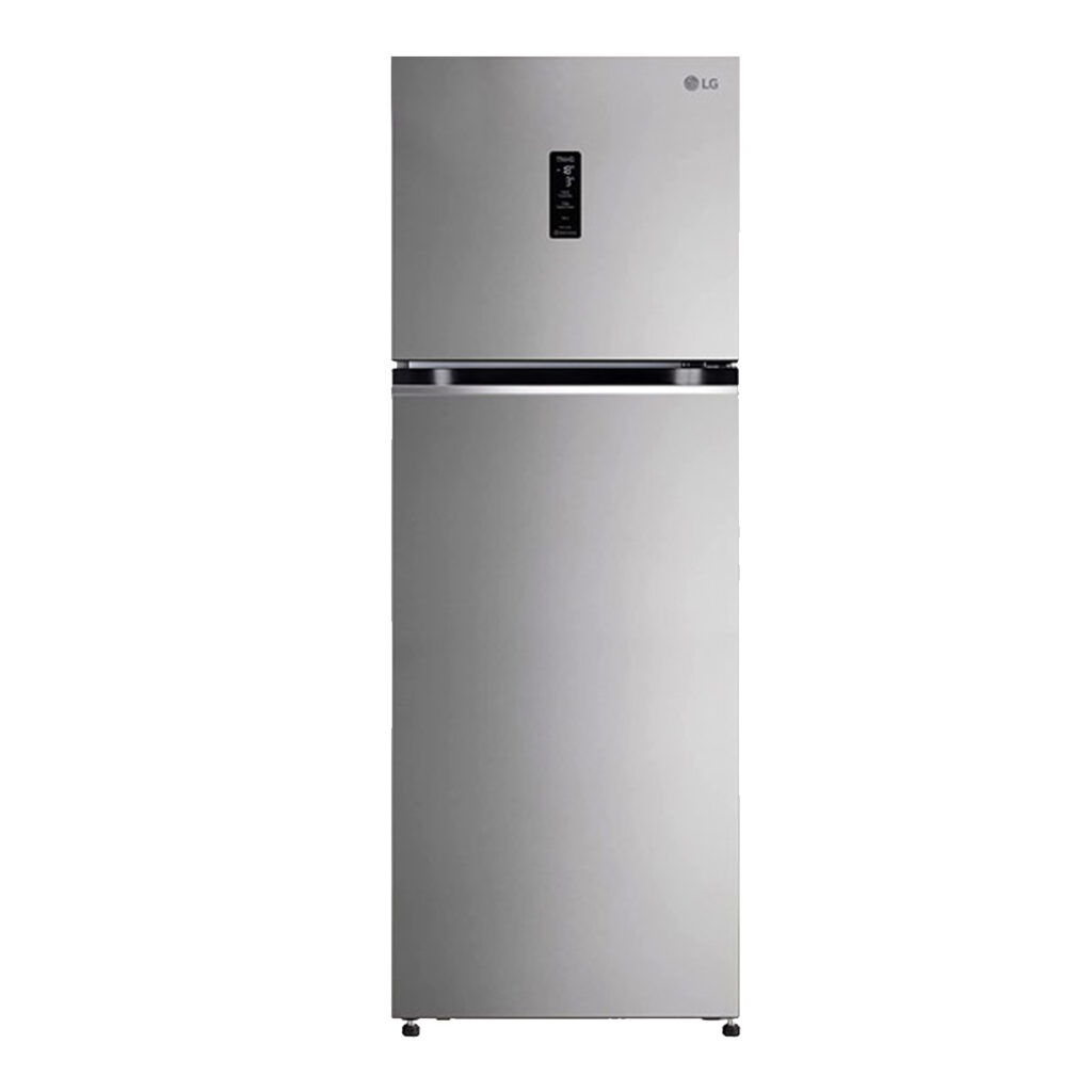 LG 343 L 3 Star Frost Free Inverter Double Door Refrigerator (GLT382TPZX, Shiny Steel)