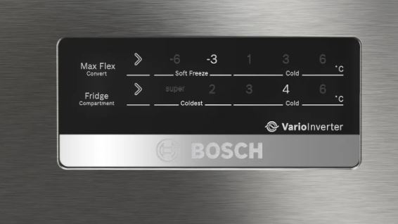 Bosch 332 L Frost Free Double Door Refrigerator (Smoky Steel,CMC33K05NI)-15522