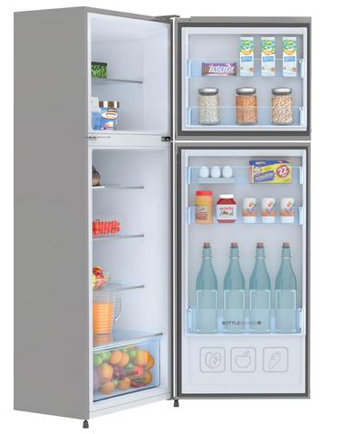 Haier 240 L 2 Star Frost Free Double Door Refrigerator (HRF2902BMS-P,Moon Silver)-15449