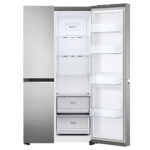 LG 655 L 3 Star Side by Side Refrigerator with Smart Diagnosis (GLB257EPZX, Shinny Steel)-15394