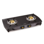 Vguard 2 Burner Glass Top Gas Stove (Matteo 2B,Black)-0