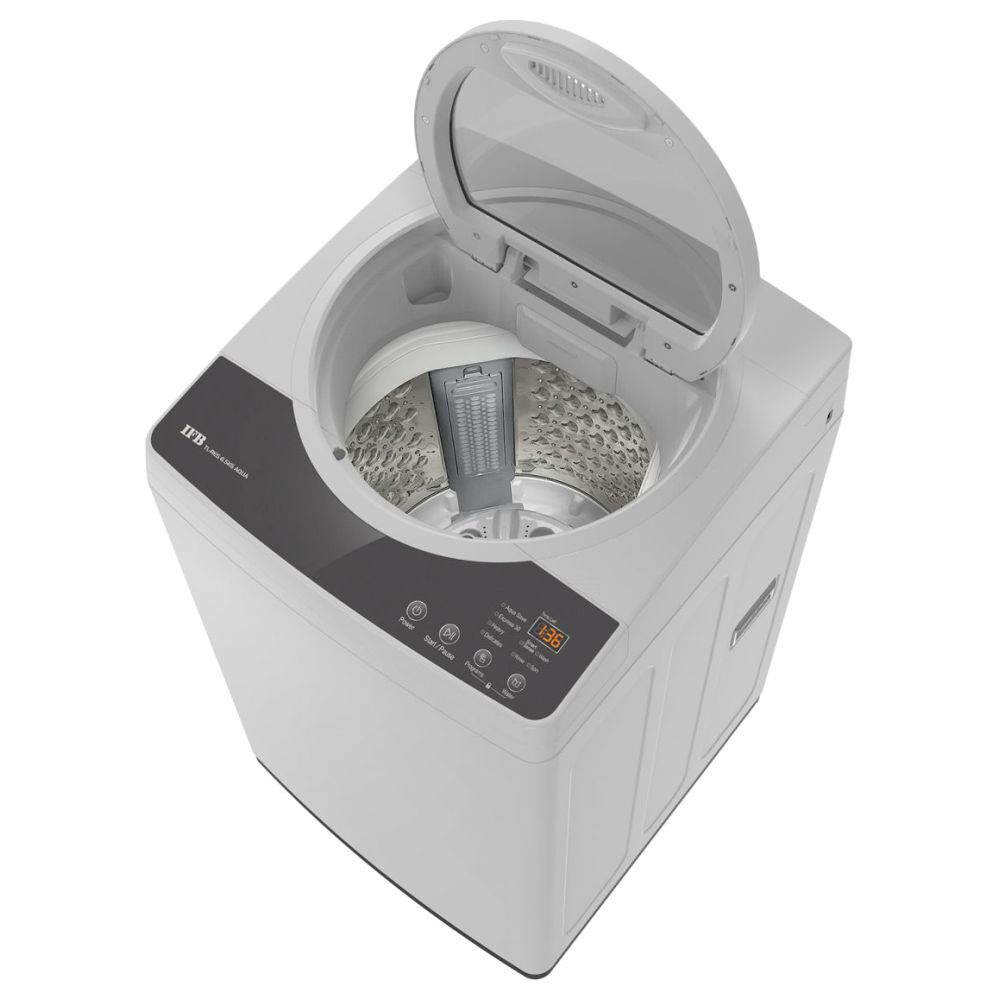 IFB 6.5 Kg 5 Star Full Automatic Top Load Washing Machine (TLRES6.5KGAQUA, Light Grey)-15499