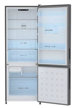 Haier 237 L 2 Star Bottom Mount Frost Free Double Door Refrigerator (HRB2872PMG-P)-16035