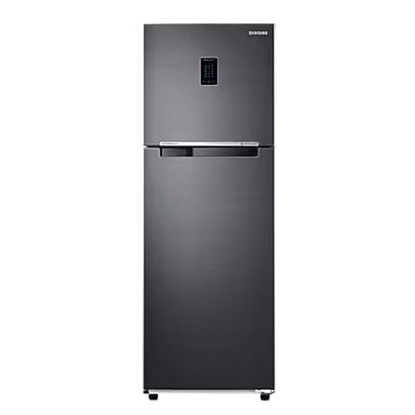 Samsung 322 L 3 Star Inverter Frost Free Convertible 5in1 Double Door Refrigerator (RT37C4523SL,Real Stainless)-0