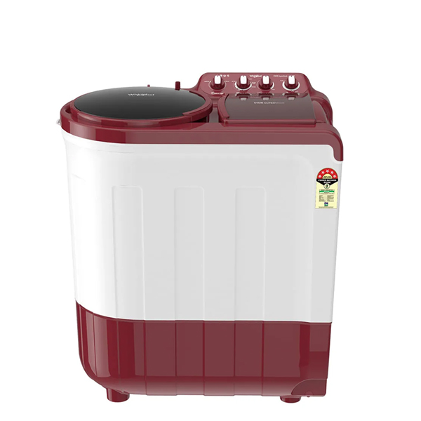 Whirlpool 8 kg 5 Star Semi Automatic Top Load Washing Machine (Ace 8.0SuperSoak(CRed), Coral Red)