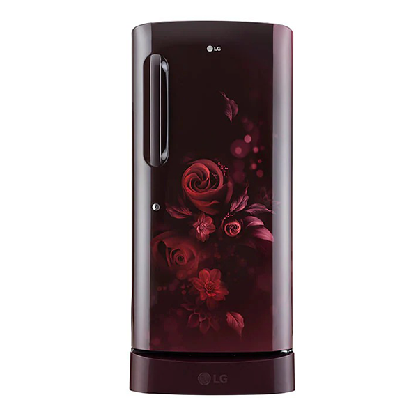 LG 185 L 5 Star Direct Cool Single Door Refrigerator ( GL-D201ASEU,Scarlet Euphoria)