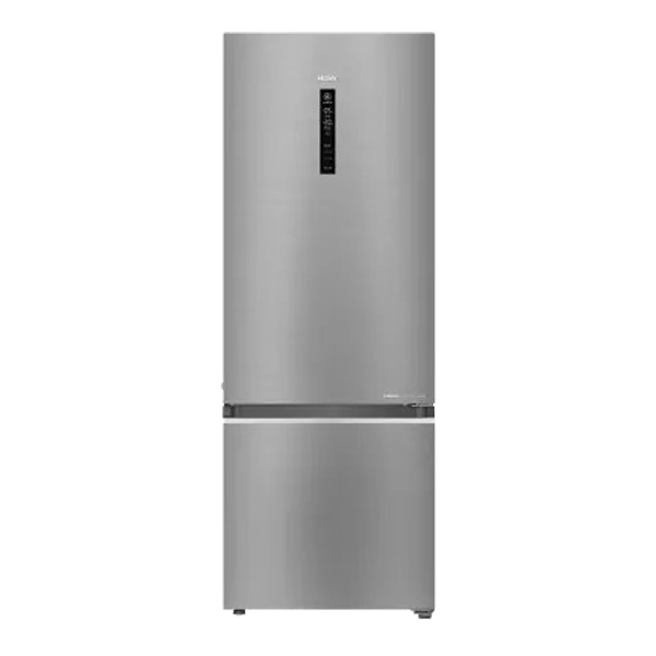 Haier 445 L 2 Star Convertible Bottom Mount Frost Free Double Door Refrigerator (HRB4952BIS-P,Inox Steel)
