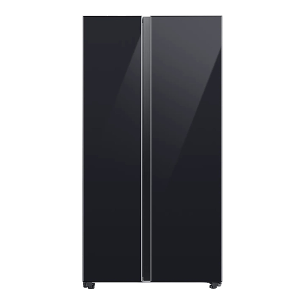 Samsung 653 L Convertible Side By Side Refrigerator (RS76CB811333HL,Glam Deep Charcoal)