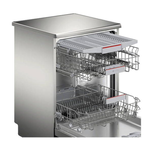 Bosch 14 Place Settings Dishwasher (SMS6HVI00I, Silver Inox)