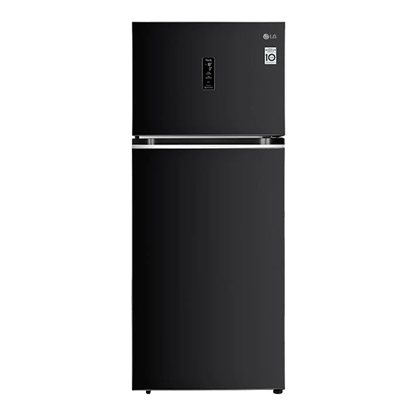 LG 398 L 3 Star Frost Free Double Door Refrigerator (Convertible, GLT422VESX, Ebony Sheen )