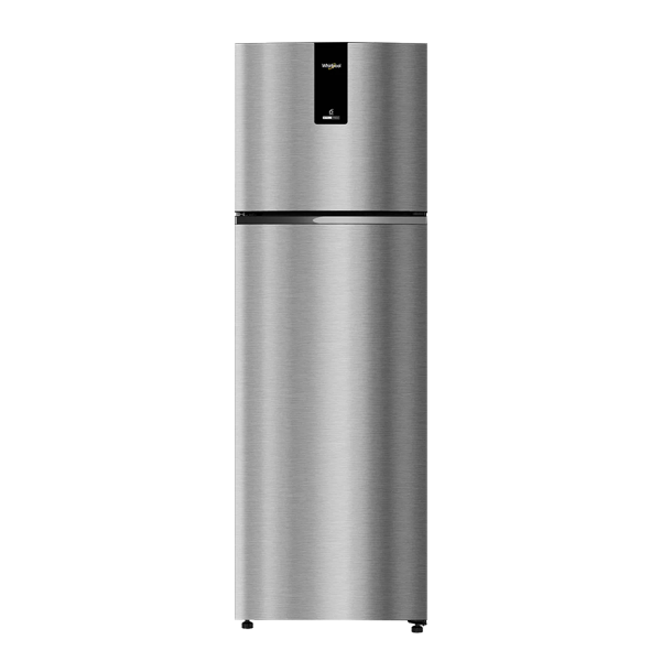 Whirlpool 259L 2 Star Frost Free Double-Door Refrigerator (IFINVELTDF305, Illusia Steel)