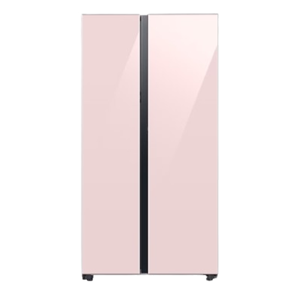 Samsung 653L 3 Star BESPOKE Convertible 5in1 Side By Side Refrigerator (RS76CB81A3P0HL,Clean Pink)