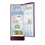 Samsung 183 L 3 Star Single Door Refrigerator (RR20C1823CR,Camellia Purple)