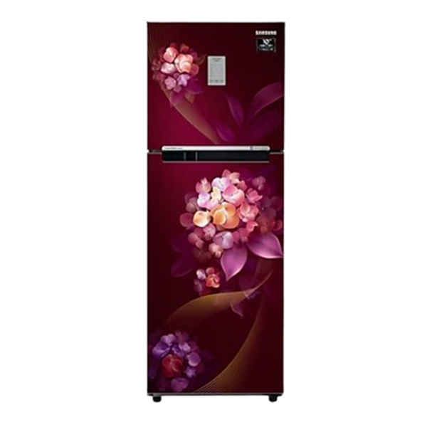 Samsung 236L 2 Star Convertible Freezer Double Door Refrigerator (RT28C3732HT, Hydrangea Plum)
