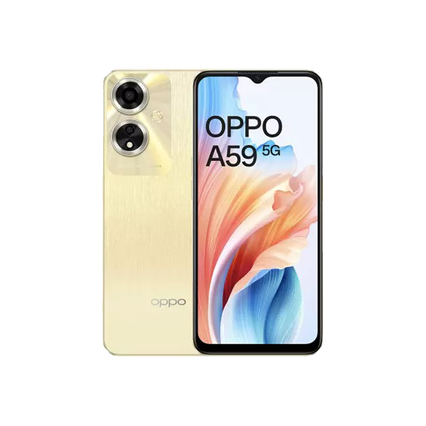 Oppo A59 (6GB RAM, 128GB Storage,Silk Gold)