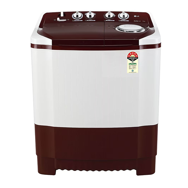 LG 7.5 Kg 5 Star Semi Automatic Washing Machine (P7510RBAZ,Burgundy)