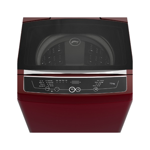 Godrej 6.5 Kg 5 Star Full Automatic Top Load Washing Machine (WTEON MGNS 65 5.0 FDTN AURD, Autumn Red))