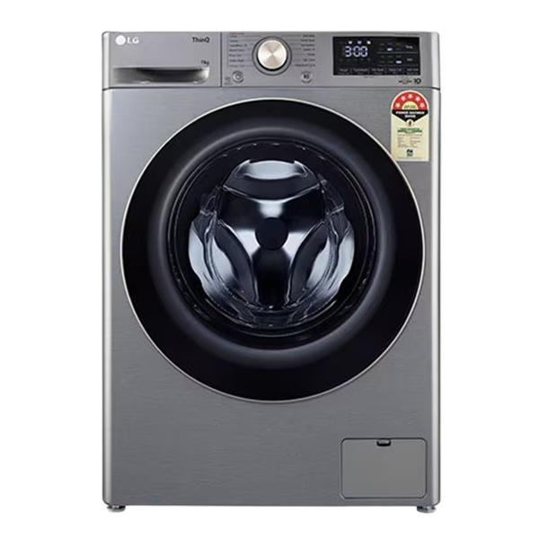 LG 11Kg Front Load Washing Machine, AI Direct Drive™(Platinum Silver,FHP1411Z9P)