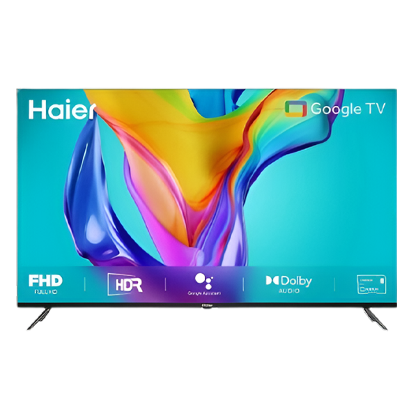 Haier 108 cm (43 inch) Full HD Google TV (LE43K8200GT, Black)